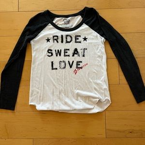 Peloton ride sweat love shirt size medium